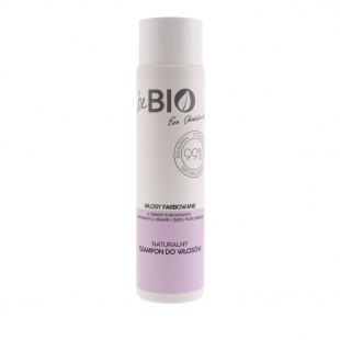 beBIO Cosmetics Naturalny szampon do włosów farbowanych z olejem kokosowym oraz ekstraktem z oliwek i dębu francuskiego 300ml