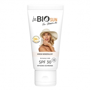 beBIO Cosmetics naturalny Balsam mineralny do ciała i twarzy z ﬁltrem słonecznym 30SPF 75 ml