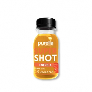 SuperShot z guaraną i imbirem na energie Superfoods 100 ml 27% imbir + guarana