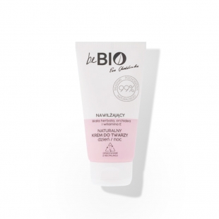 beBIO Cosmetics Naturalny krem do twarzy  nawilżający dzień/noc  75 ml poprawia elastyczność skóry