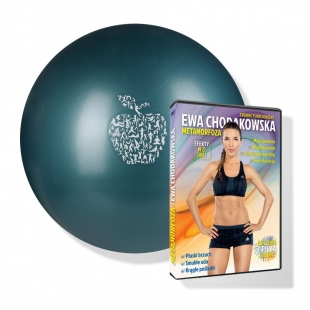 Zestaw Fitness | DVD metamorfoza + Piłka gimnastyczna 85 cm Dark Blue