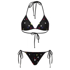 MISSION SWIM Strój dwuczęściowy GIA - black