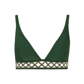 MISSION SWIM Top INES - khaki/gold rozmiar M | Sklep Bebio