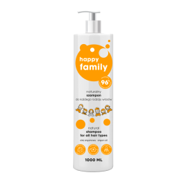 Happy Family Naturalny szampon do każdego rodzaju włosów 1000 ml| 4Organic