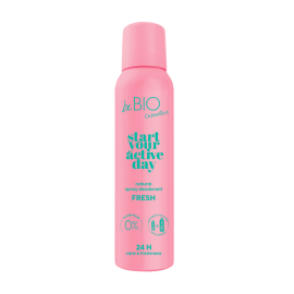 BeBIO Start your active day Naturalny dezodorant w sprayu Fresh 125 ml| Sklep Bebio