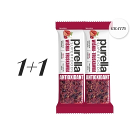 1+1 GRATIS Baton funkcjonalny Purella SuperFoods Wiśnia-Truskawka Antioxidant 40 g| Sklep Bebio