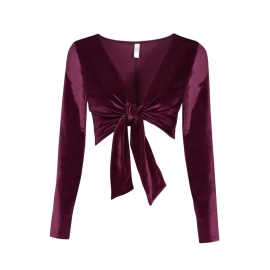 MISSION SWIM Top ROMY - burgund rozmiar M | Sklep Bebio