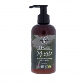 Żel do mycia brody i twarzy Korzenno-cytrusowy Mr Wild 200ml 4organic  | Sklep Bebio