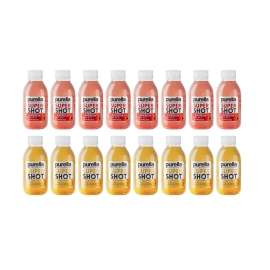 Zestaw SuperShot Energia + Odporność Purella Superfoods 2 x 8 szt. | Sklep Bebio 