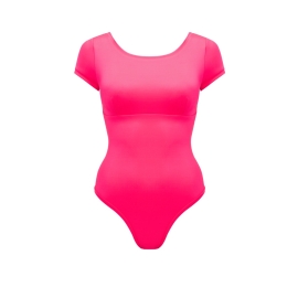 MISSION SWIM Strój jednoczęściowy MARINA - neon pink | Sklep Bebio