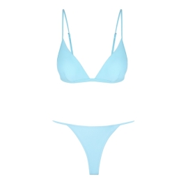 MISSION SWIM Strój dwuczęściowy VERA - light blue | Sklep Bebio