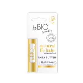 beBIO Cosmetics Wegański balsam do ust regenerujący z masłem Shea 99% naturalnych składników Ewa Chodakowska