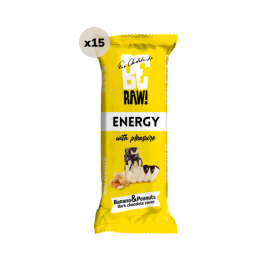 Zestaw Batonów energetycznych BeRAW baton Energy Banana&Nuts |40g x15 sztuk