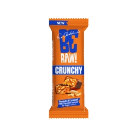 BeRAW Baton Crunchy Peanuts & Caramel 40 g| Sklep Bebio