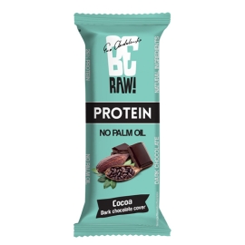 Baton proteinowy BeRAW! Protein Cocoa 40g, 26% białka, surowe kakao, gorzka czekolada 40 g, bez konserwantów Ewa Chodakowska