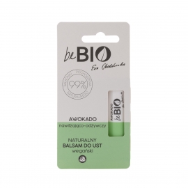 beBIO Cosmetics Wegański balsam do ust nawilżająco – odżywczy z Awokado 99% naturalnych składników