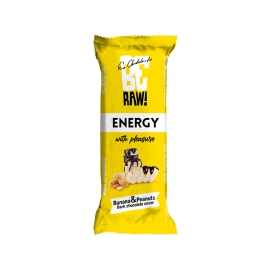 Baton Energetyczny BeRAW! Energy Banana&Nuts 40g, banan, orzeszki ziemne, czekolada, bez konserwantów Ewa Chodakowska