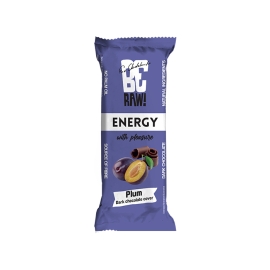 Baton energetyczny Purella BeRAW o smaku śliwki Energy bar plum śliwka w czekoladzie 40 g