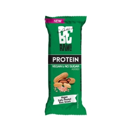 Baton proteinowy BeRAW! Protein Salty Peanut 40g, 21% białka orzeszki archaidowe, sól morska, bez konserwantów Ewa Chodakowska