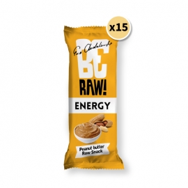 Purella BeRAW Energy Raw Snack - krem orzechowy | zestaw 40g x 15 sztuk