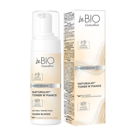 Naturalny Toner w piance CIEPŁY BLOND 120 ml BeBio Cosmetics