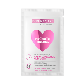 DERMO.CARE by 4ORGANIC Naturalna ujędrniająca maska w płachcie na brzuch Organic mama 60 ml 1 szt