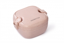 Ekologiczne pudełko lunchowe z łusek ryżowych Lunchbox eco #BEBETTER Rose