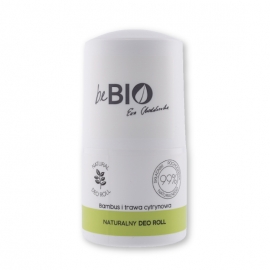 beBIO Cosmetics Naturalny Dezodorant Deo roll-on BAMBUS I TRAWA CYTRYNOWA | 50 ml