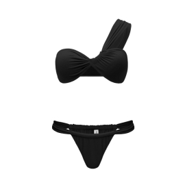 MISSION SWIM Strój dwuczęściowy KIKI - black | Sklep Bebio