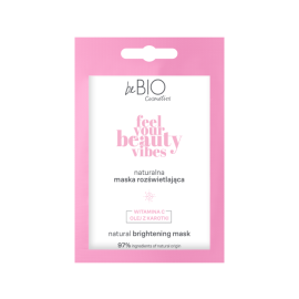 Naturalna maseczka do twarzy rozświetlająca Feel Your Beauty Vibes 10 ml BeBIO Cosmetics | Sklep Bebio 