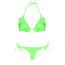 MISSION SWIM Strój dwuczęściowy LORETTA - neon green | Sklep Bebio