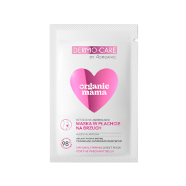 DERMO.CARE by 4ORGANIC Naturalna ujędrniająca maska w płachcie na brzuch Organic mama 60 ml 1 szt