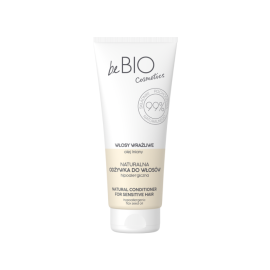 beBIO Cosmetics Naturalna hipoalergiczna odżywka do włosów wrażliwych z olejem lnianym 200ml