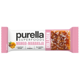  Purella baton SuperFoods Mango-Marakuja Collagen 40g| Sklep Bebio