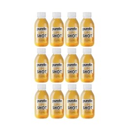  Zestaw 12 szt. Purella SuperShot Odporność 100ml, Imbir 20% + Kurkuma, napój imbirowy, napój niegazowany, Purella SuperFoods, Ewa Chodakowska