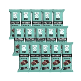 Purella BeRAW Baton Protein 26% Cocoa 40g 100% naturalny superfood bez glutenu 10 g białka| zestaw 40g x 15 sztuk Ewa Chodakowska