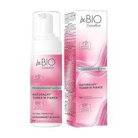 Naturalny Toner w piance TRUSKAWKOWY BLOND 120 ml BeBio Cosmetics 