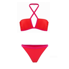 MISSION SWIM Strój dwuczęściowy BRIGITTE coral/fuchsia | Sklep Bebio