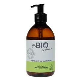 beBIO Cosmetics Naturalny żel pod prysznic BAMBUS I TRAWA CYTRYNOWA | 400 ml 99% naturalnych składników