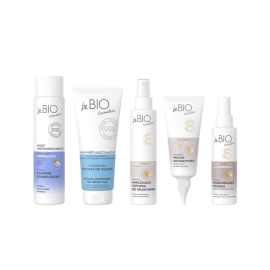 Zestaw 5 produktów do pielęgnacji włosów przetłuszczających się | BeBio Cosmetics Baby Hair Complex
