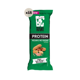 Zestaw BeRaw baton proteinowy 21% Salty Peanut 15x 40g 