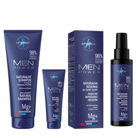 Zestaw 3 kosmetyków dla mężczyzn MEN POWER |4Organic