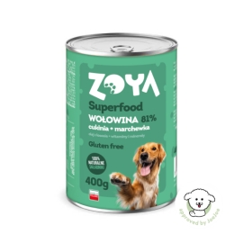  ZOYA SUPERFOOD WOŁOWINA Z CUKINIĄ I MARCHEWKĄ 400G Ewa Chodakowska